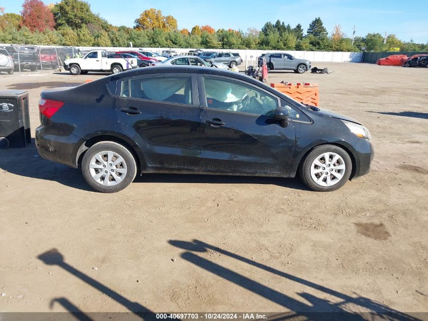 2013 Kia Rio Lx VIN: KNADM4A3XD6270584 Lot: 40697703