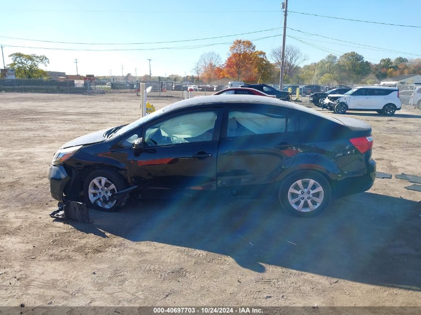 2013 Kia Rio Lx VIN: KNADM4A3XD6270584 Lot: 40697703