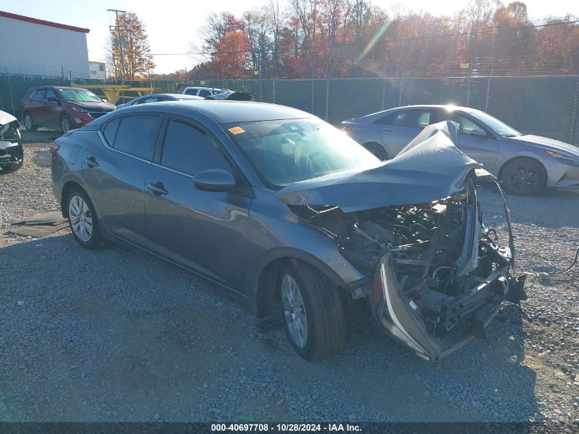 2022 Nissan Sentra S Xtronic Cvt VIN: 3N1AB8BV9NY260208 Lot: 40697708