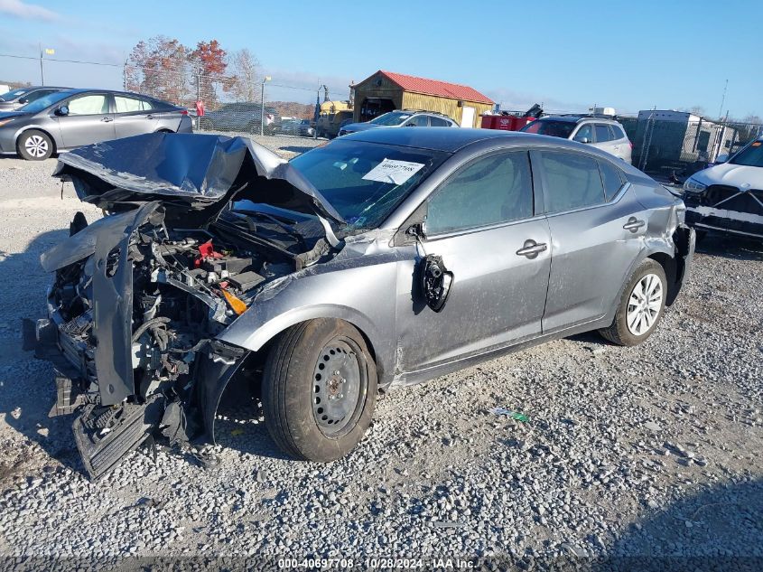 2022 Nissan Sentra S Xtronic Cvt VIN: 3N1AB8BV9NY260208 Lot: 40697708