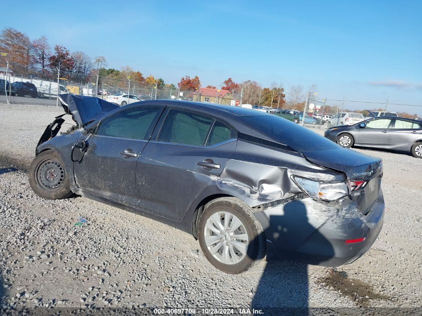 2022 Nissan Sentra S Xtronic Cvt VIN: 3N1AB8BV9NY260208 Lot: 40697708