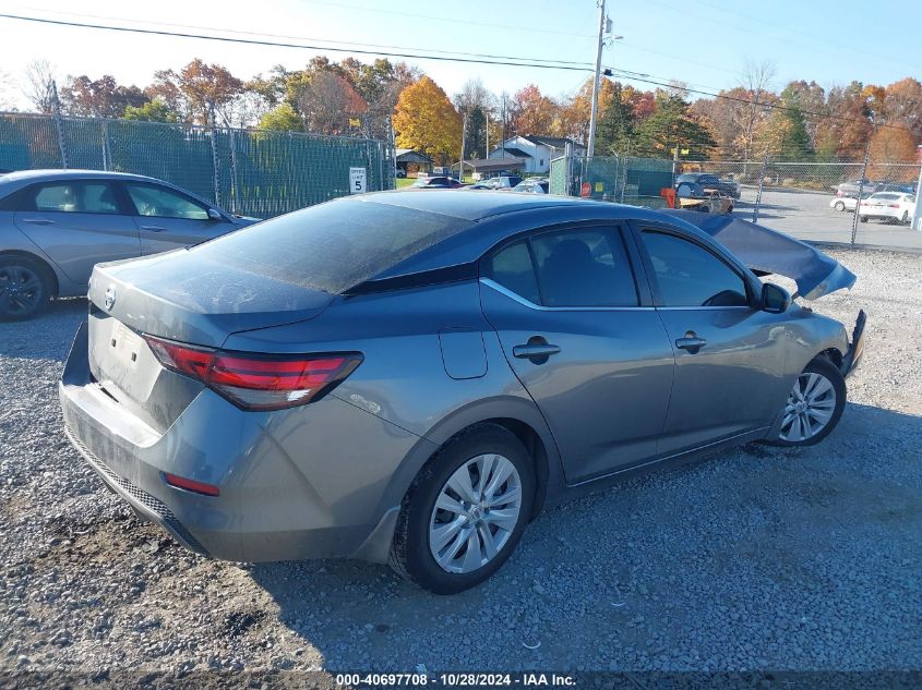 2022 Nissan Sentra S Xtronic Cvt VIN: 3N1AB8BV9NY260208 Lot: 40697708