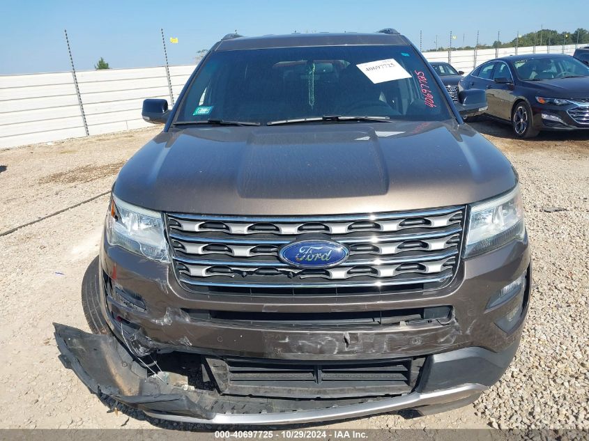 2016 Ford Explorer Xlt VIN: 1FM5K7D86GGA51122 Lot: 40697725