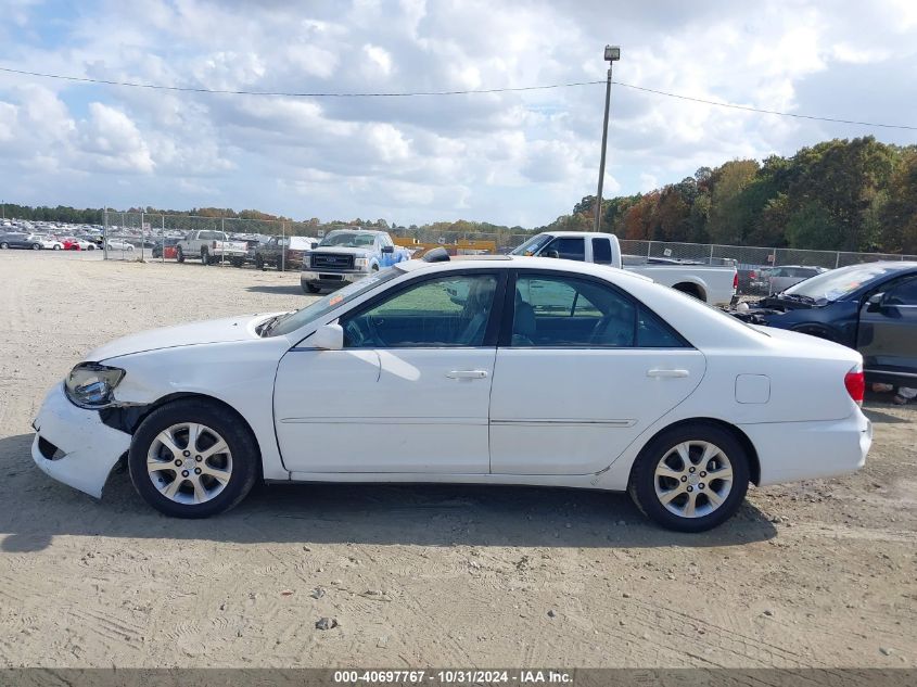 2005 Toyota Camry Xle V6 VIN: 4T1BF30K35U087656 Lot: 40697767