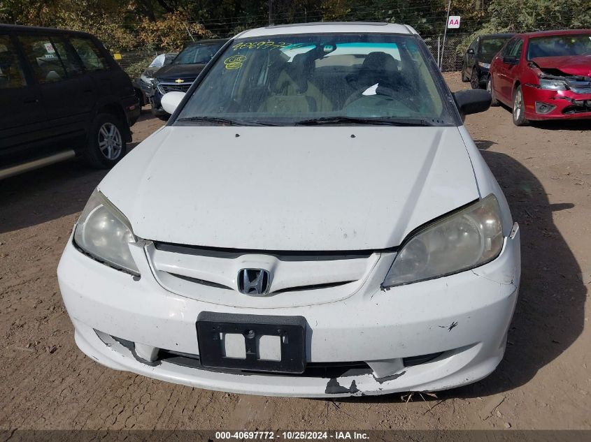 2005 Honda Civic Ex VIN: 2HGES26735H562995 Lot: 40697772