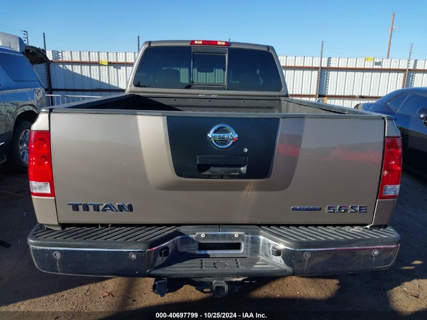 2008 Nissan Titan Se VIN: 1N6BA06A58N318780 Lot: 40697799