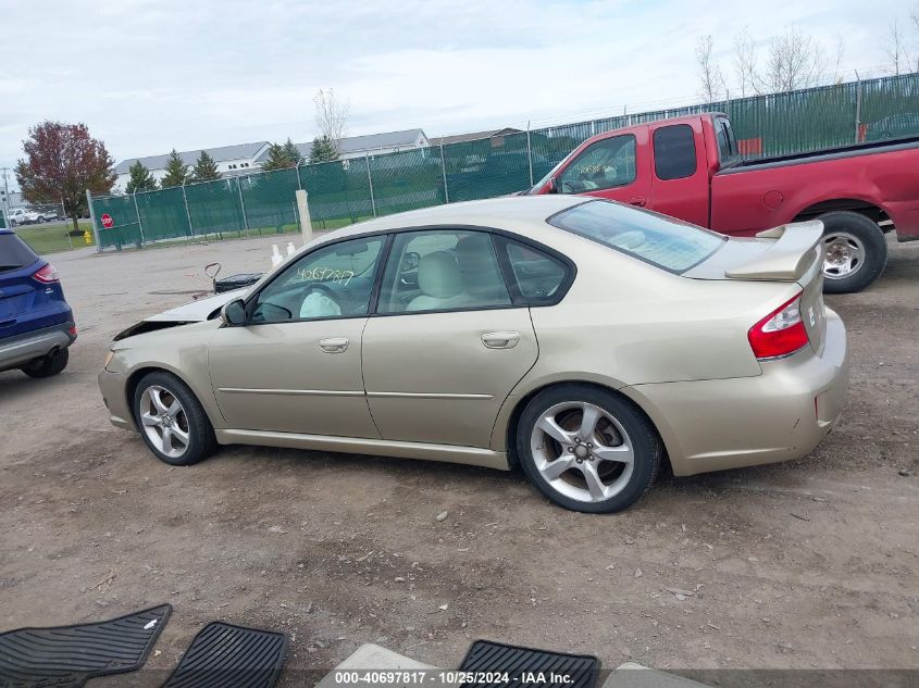 2008 Subaru Legacy 2.5I VIN: 4S3BL616287208633 Lot: 40697817