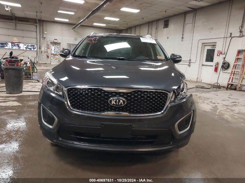 2018 Kia Sorento 2.4L Lx VIN: 5XYPGDA35JG347216 Lot: 40697831