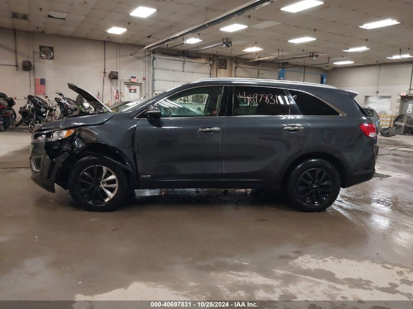 2018 Kia Sorento 2.4L Lx VIN: 5XYPGDA35JG347216 Lot: 40697831