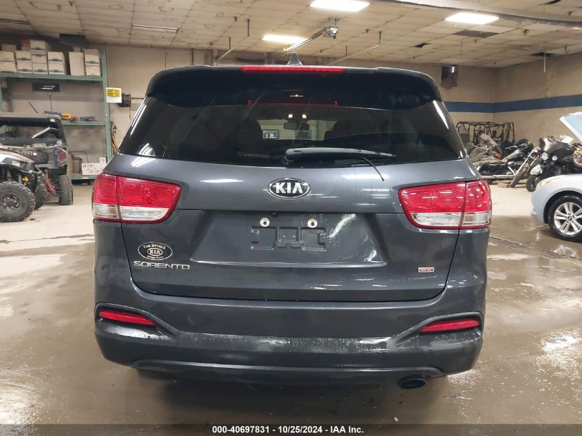 2018 Kia Sorento 2.4L Lx VIN: 5XYPGDA35JG347216 Lot: 40697831