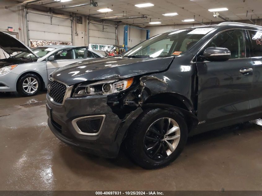 2018 Kia Sorento 2.4L Lx VIN: 5XYPGDA35JG347216 Lot: 40697831