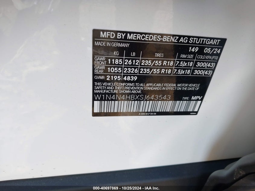 2025 MERCEDES-BENZ GLA 250 4MATIC - W1N4N4HBXSJ643543