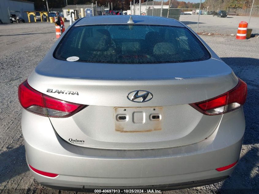 2015 Hyundai Elantra Se VIN: 5NPDH4AE5FH638297 Lot: 40697913