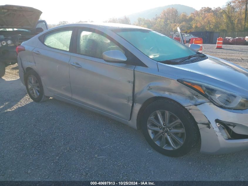 2015 Hyundai Elantra Se VIN: 5NPDH4AE5FH638297 Lot: 40697913