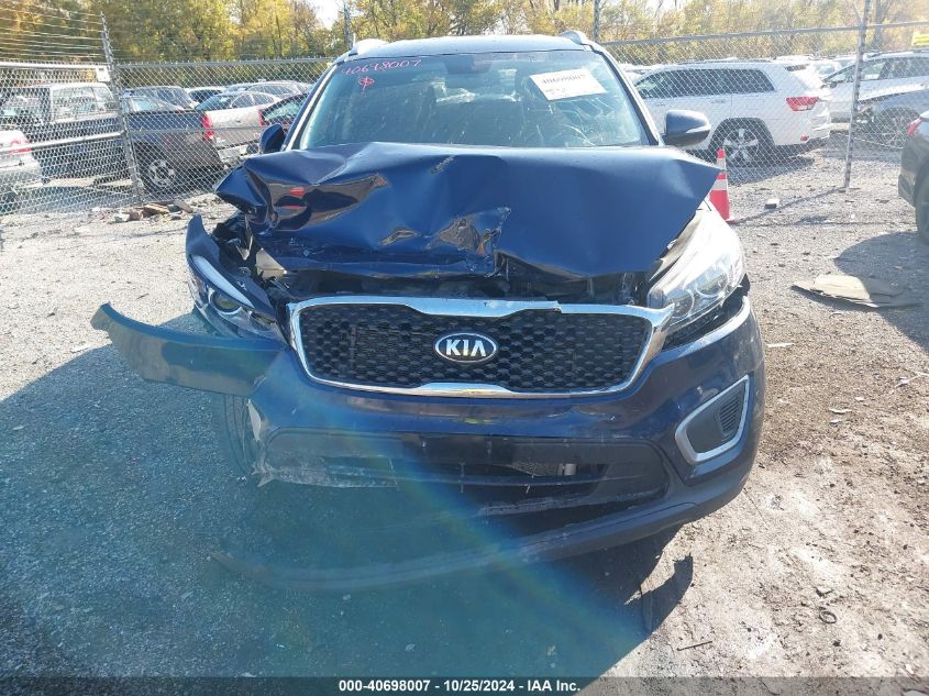 2016 Kia Sorento 2.4L Lx VIN: 5XYPGDA37GG170855 Lot: 40698007