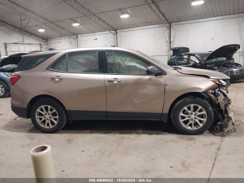 2019 Chevrolet Equinox Ls VIN: 2GNAXSEVXK6105890 Lot: 40698042