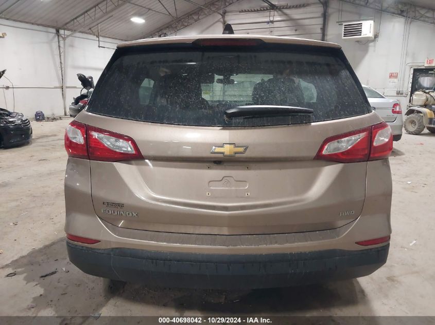 2019 Chevrolet Equinox Ls VIN: 2GNAXSEVXK6105890 Lot: 40698042