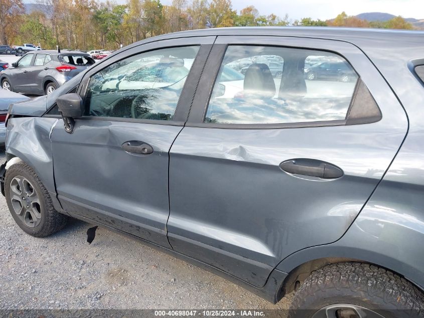 2019 Ford Ecosport S VIN: MAJ6S3FL2KC286478 Lot: 40698047