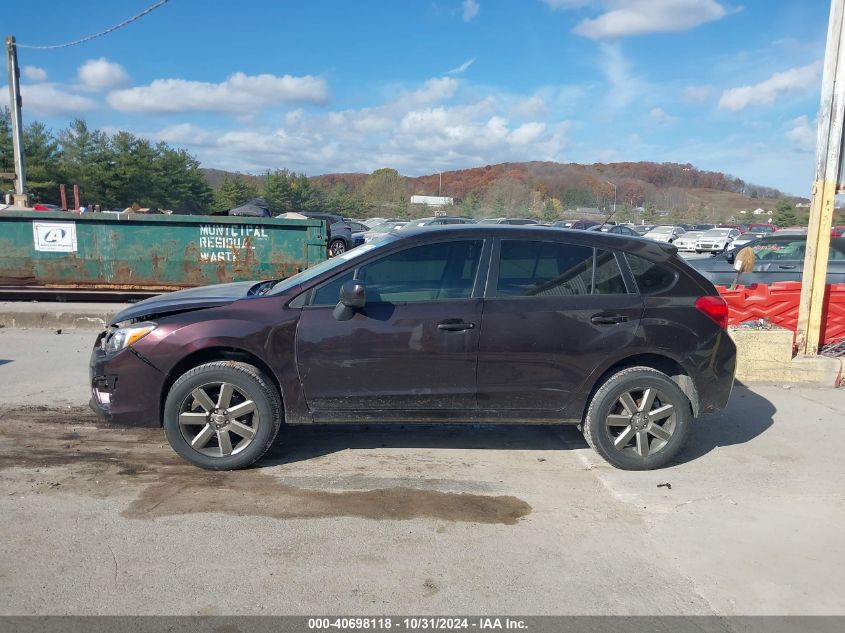 2012 Subaru Impreza 2.0I Premium VIN: JF1GPAC60CG209398 Lot: 40698118