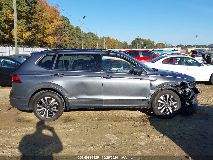 2022 Volkswagen Tiguan S VIN: 3VV1B7AX8NM119231 Lot: 40698125