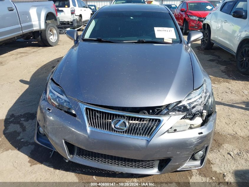 2012 Lexus Is 350 VIN: JTHCE5C22C5002587 Lot: 40698147