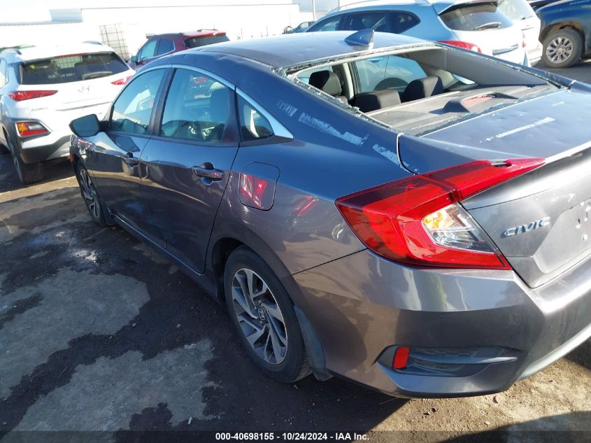 2018 Honda Civic Ex VIN: 19XFC2F76JE014236 Lot: 40698155