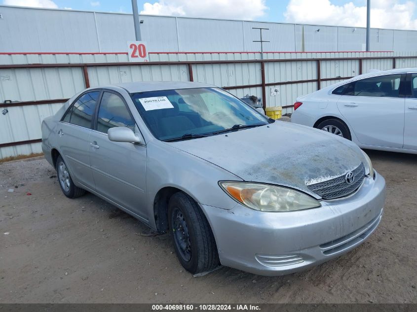 2002 Toyota Camry Le VIN: 4T1BE32K72U639820 Lot: 40698160