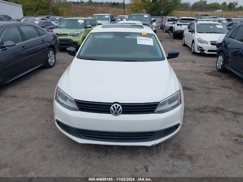 2012 Volkswagen Jetta 2.0L S VIN: 3VW2K7AJ4CM338518 Lot: 40698165