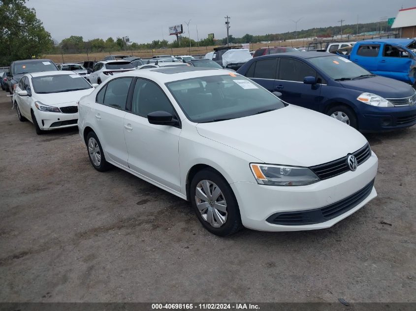 2012 Volkswagen Jetta 2.0L S VIN: 3VW2K7AJ4CM338518 Lot: 40698165