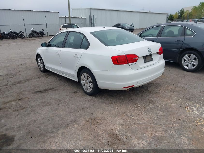 2012 Volkswagen Jetta 2.0L S VIN: 3VW2K7AJ4CM338518 Lot: 40698165