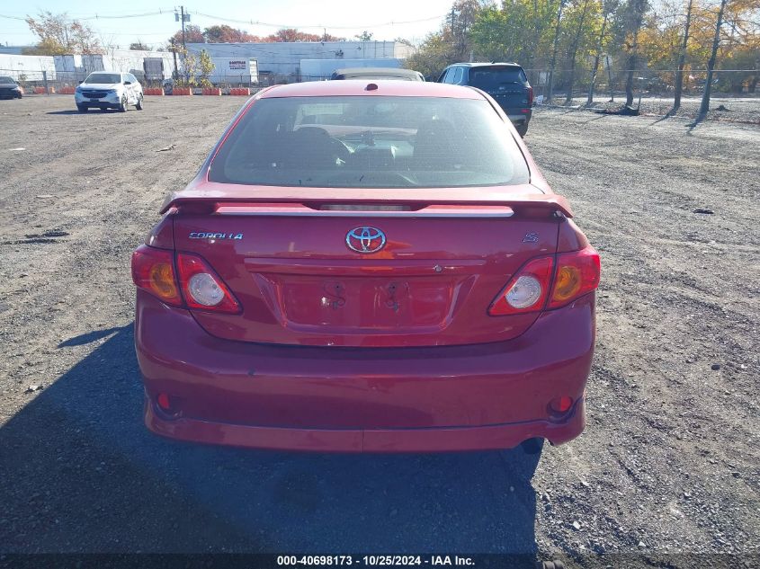 2010 Toyota Corolla S VIN: 2T1BU4EE1AC293214 Lot: 40698173