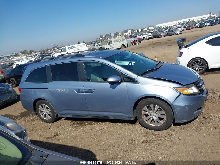 2014 Honda Odyssey Ex-L VIN: 5FNRL5H6XEB036016 Lot: 40698175