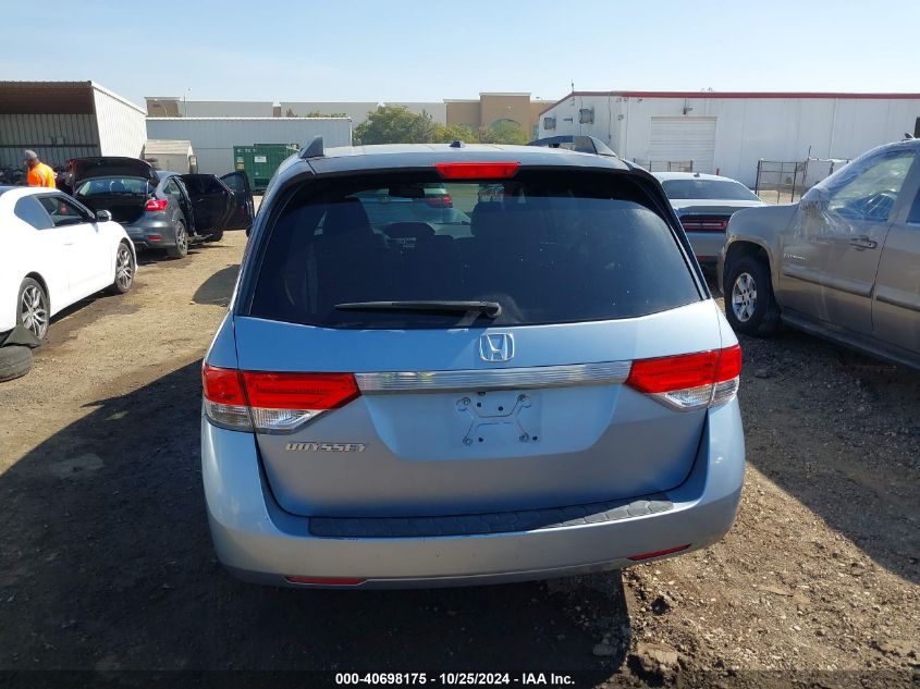 2014 Honda Odyssey Ex-L VIN: 5FNRL5H6XEB036016 Lot: 40698175