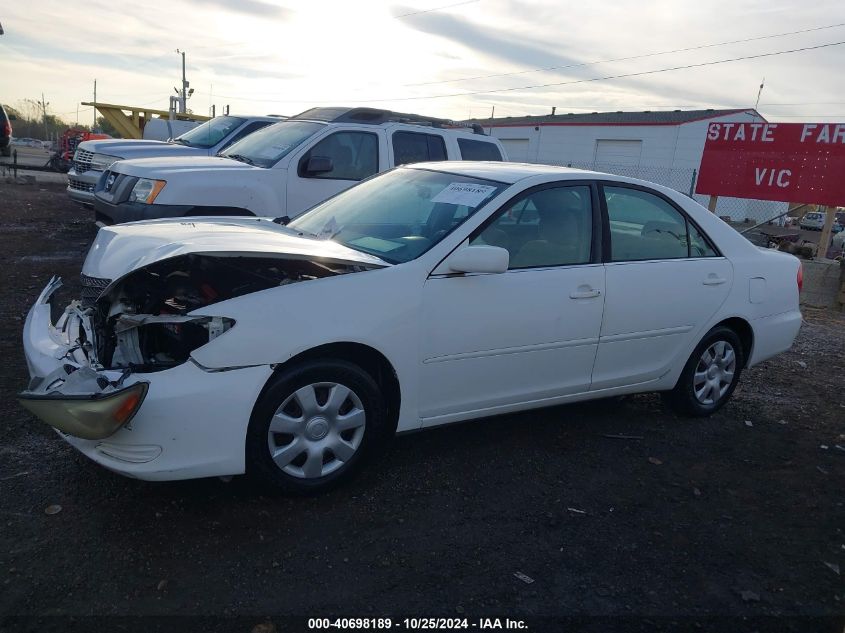 2004 Toyota Camry Le/Xle VIN: JTDBE32K440299380 Lot: 40698189