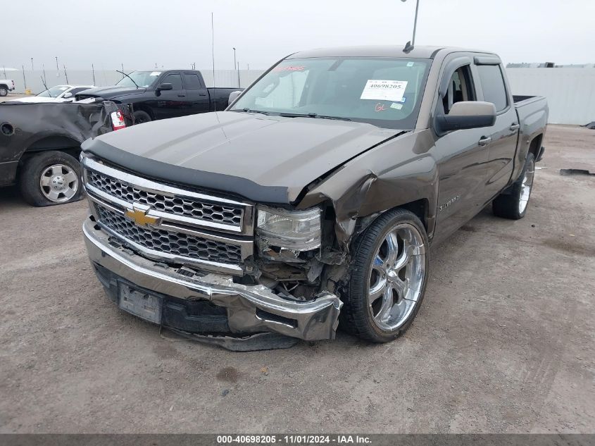 2014 Chevrolet Silverado 1500 1Lt VIN: 3GCPCREC8EG517739 Lot: 40698205