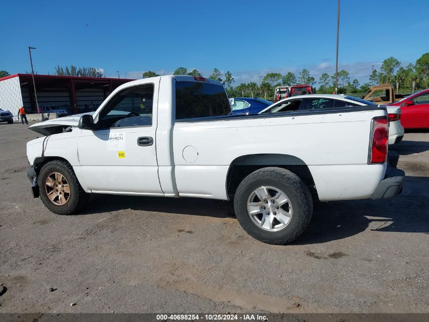 2007 Chevrolet Silverado 1500 Classic Work Truck VIN: 3GCEC14X87G243328 Lot: 40698254