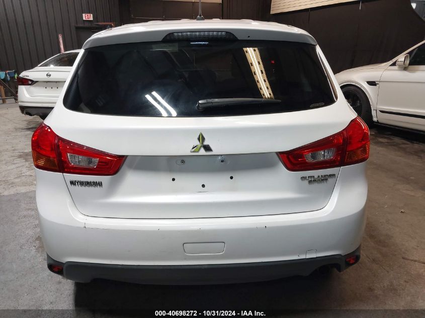 2015 Mitsubishi Outlander Sport Es VIN: 4A4AR3AU2FE009476 Lot: 40698272