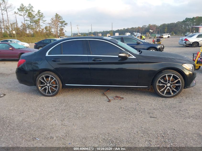 2015 Mercedes-Benz C 300 4Matic/Luxury 4Matic/Sport 4Matic VIN: 55SWF4KB0FU039677 Lot: 40698273