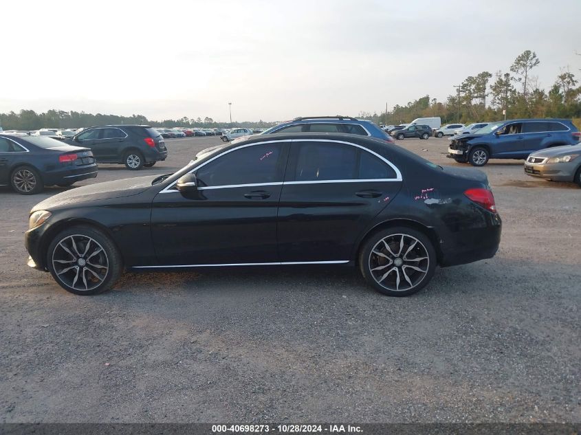 2015 Mercedes-Benz C 300 4Matic/Luxury 4Matic/Sport 4Matic VIN: 55SWF4KB0FU039677 Lot: 40698273