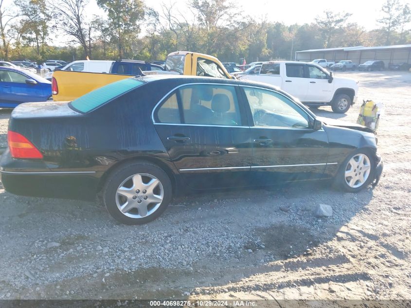 2001 Lexus Ls 430 VIN: JTHBN30F410002768 Lot: 40698275