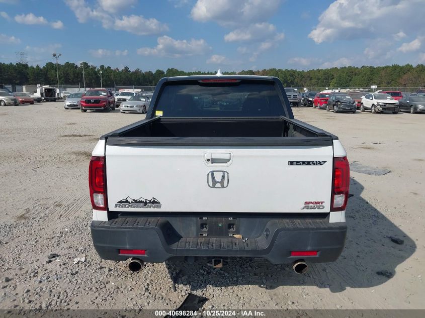 2021 Honda Ridgeline Awd Sport VIN: 5FPYK3F10MB018804 Lot: 40698284