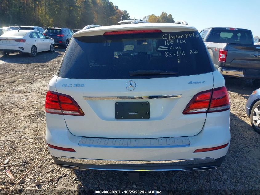 2017 Mercedes-Benz Gle 350 4Matic VIN: 4JGDA5HB8HA832141 Lot: 40698287