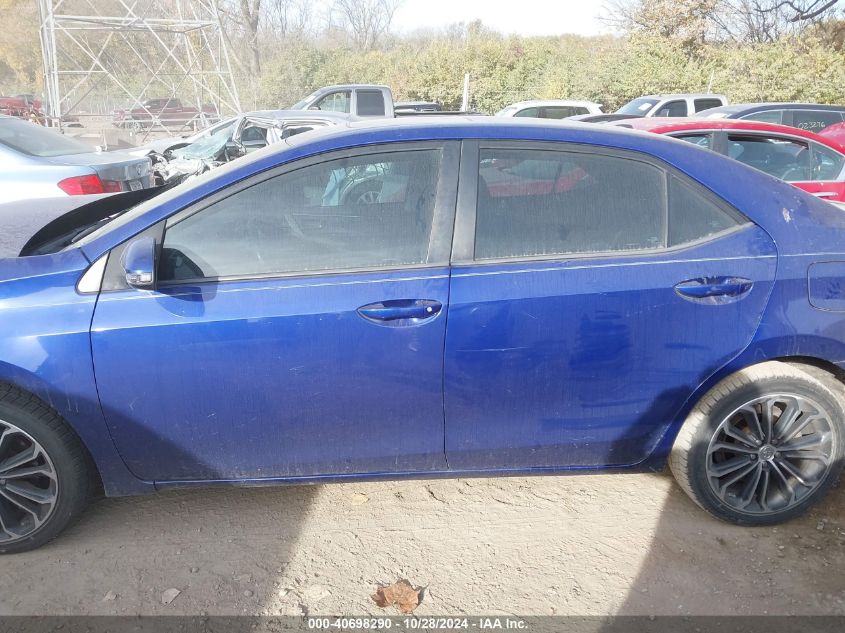 2014 Toyota Corolla S Plus VIN: 2T1BURHE8EC111166 Lot: 40698290