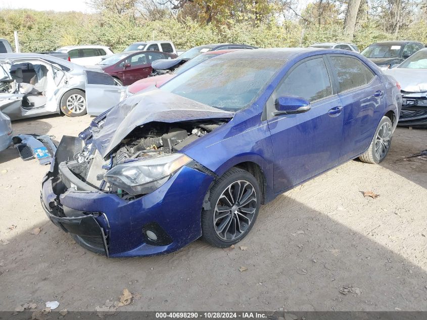 2014 Toyota Corolla S Plus VIN: 2T1BURHE8EC111166 Lot: 40698290