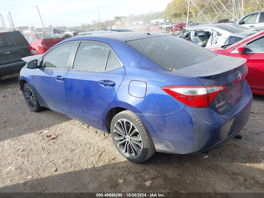 2014 Toyota Corolla S Plus VIN: 2T1BURHE8EC111166 Lot: 40698290