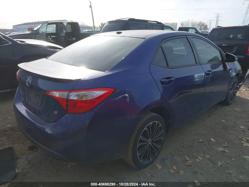 2014 Toyota Corolla S Plus VIN: 2T1BURHE8EC111166 Lot: 40698290