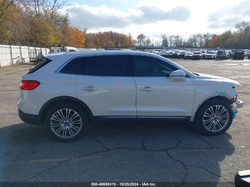 2016 Lincoln Mkx Reserve VIN: 2LMTJ8LR3GBL28279 Lot: 40698310