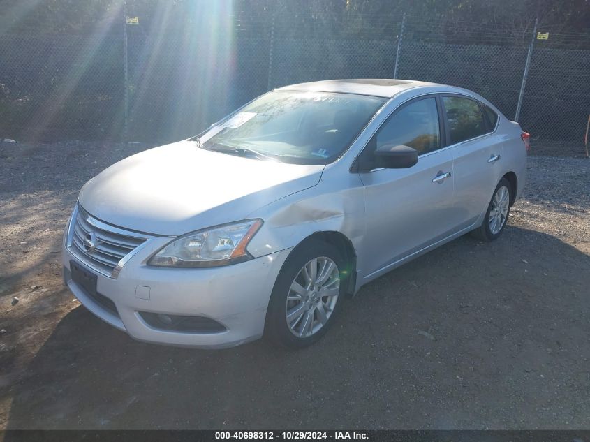 2013 Nissan Sentra Sl VIN: 3N1AB7AP1DL679209 Lot: 40698312