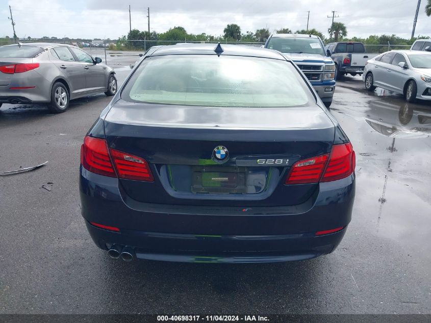 2011 BMW 528 I VIN: WBAFR1C58BC736566 Lot: 40698317