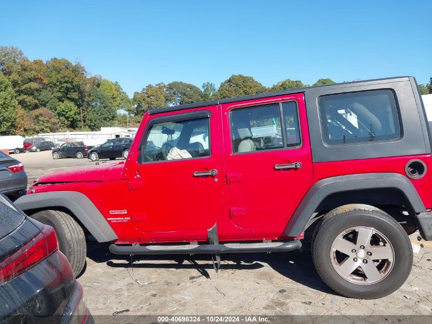 2010 Jeep Wrangler Unlimited Sport VIN: 1J4BB3H15AL150309 Lot: 40698324